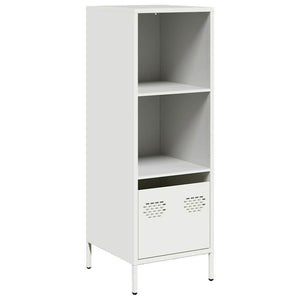 vidaXL Highboard White 35x39x103.5 cm Steel