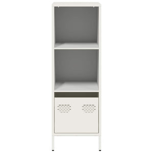 vidaXL Highboard White 35x39x103.5 cm Steel