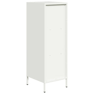 vidaXL Highboard White 35x39x103.5 cm Steel