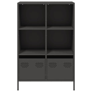 vidaXL Highboard Black 68x39x103.5 cm Steel