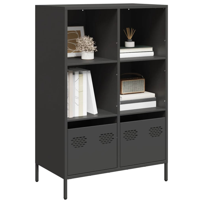 vidaXL Highboard Black 68x39x103.5 cm Steel