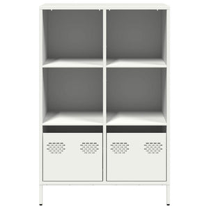 vidaXL Highboard White 68x39x103.5 cm Steel