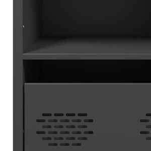 vidaXL Highboard Black 101.5x39x103.5 cm Steel