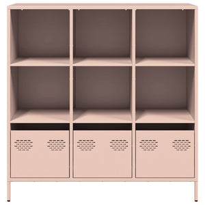 vidaXL Highboard Pink 101.5x39x103.5 cm Steel