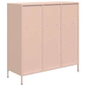 vidaXL Highboard Pink 101.5x39x103.5 cm Steel