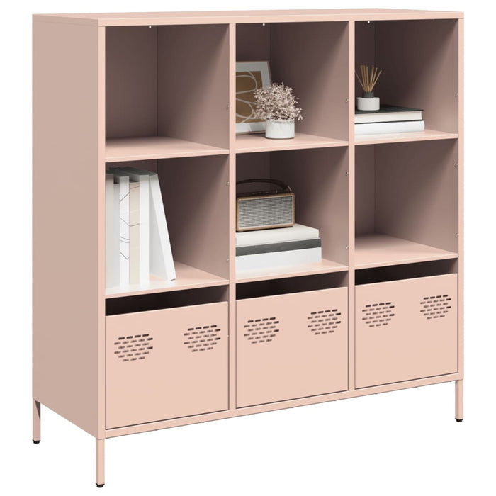 vidaXL Highboard Pink 101.5x39x103.5 cm Steel