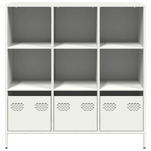 vidaXL Highboard White 101.5x39x103.5 cm Steel