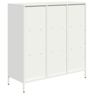 vidaXL Highboard White 101.5x39x103.5 cm Steel