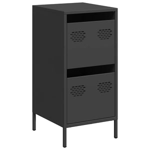 vidaXL Sideboard Black 35x39x73.5 cm Cold-rolled Steel