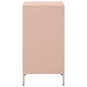 vidaXL Sideboard Pink 35x39x73.5 cm Cold-rolled Steel