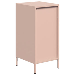 vidaXL Sideboard Pink 35x39x73.5 cm Cold-rolled Steel