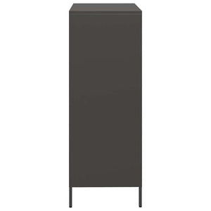 vidaXL Highboard Black 39x35x103.5 cm Steel