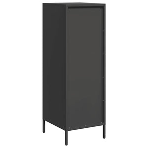 vidaXL Highboard Black 39x35x103.5 cm Steel