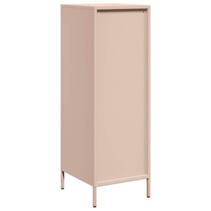 vidaXL Highboard Pink 39x35x103.5 cm Steel