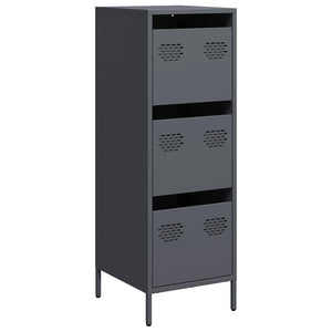 vidaXL Highboard Anthracite 39x35x103.5 cm Steel