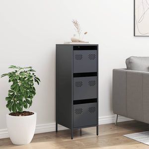 vidaXL Highboard Anthracite 39x35x103.5 cm Steel