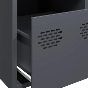 vidaXL Highboard Anthracite 39x35x103.5 cm Steel