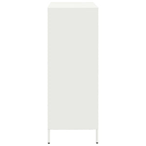 vidaXL Highboard White 39x35x103.5 cm Steel