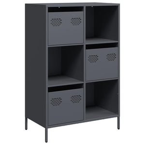 vidaXL Highboard Anthracite 68x39x103.5 cm Steel