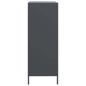 vidaXL Highboard Anthracite 68x39x103.5 cm Steel