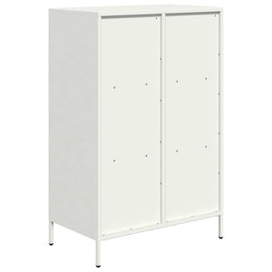 vidaXL Highboard White 68x39x103.5 cm Steel