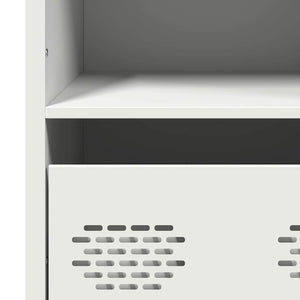 vidaXL Highboard White 68x39x103.5 cm Steel