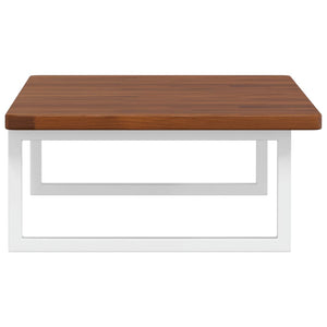 vidaXL Basin Shelf Wall Mounted Steel and Solid Wood Oak