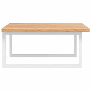 vidaXL Basin Shelf Wall Mounted Steel and Solid Wood Oak