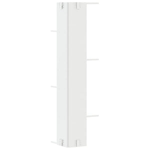 vidaXL Wall Corner Shelf White 36.5x36.5x140 cm Engineered Wood