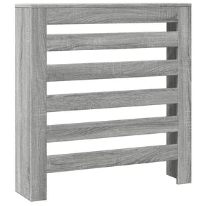 vidaXL Radiator Cover Grey Sonoma 78x20x82 cm Engineered Wood