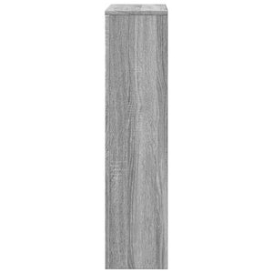 vidaXL Radiator Cover Grey Sonoma 78x20x82 cm Engineered Wood