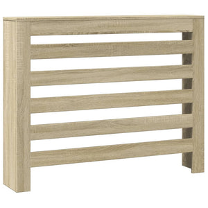 vidaXL Radiator Cover Sonoma Oak 104x20x82 cm Engineered Wood