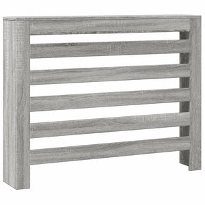 vidaXL Radiator Cover Grey Sonoma 104x20x82 cm Engineered Wood