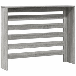 vidaXL Radiator Cover Grey Sonoma 104x20x82 cm Engineered Wood