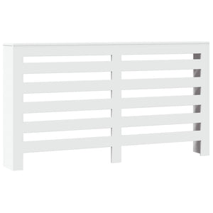 vidaXL Radiator Cover White 149x20x82 cm Engineered Wood