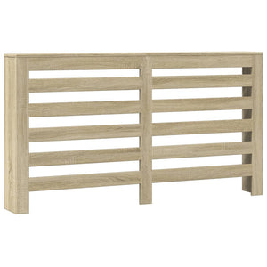 vidaXL Radiator Cover Sonoma Oak 149x20x82 cm Engineered Wood