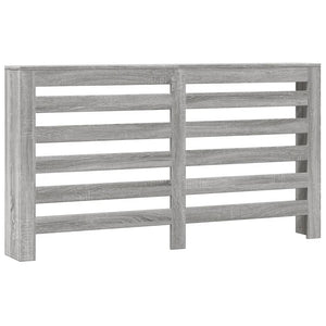 vidaXL Radiator Cover Grey Sonoma 149x20x82 cm Engineered Wood