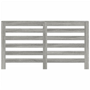 vidaXL Radiator Cover Grey Sonoma 149x20x82 cm Engineered Wood