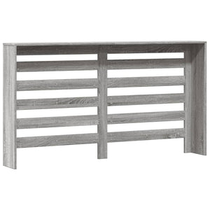 vidaXL Radiator Cover Grey Sonoma 149x20x82 cm Engineered Wood