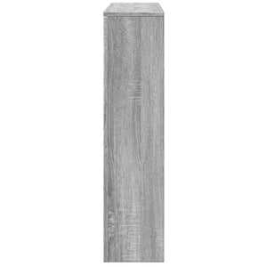 vidaXL Radiator Cover Grey Sonoma 175x20x82 cm Engineered Wood