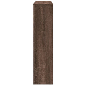 vidaXL Radiator Cover Brown Oak 175x20x82 cm Engineered Wood