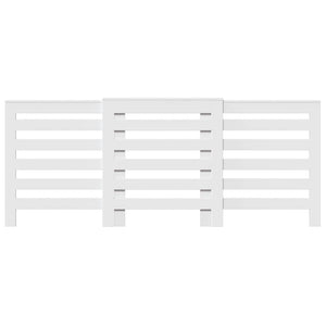 vidaXL Radiator Cover White 205x21.5x83.5 cm Engineered Wood