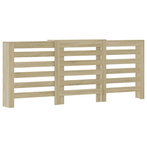 vidaXL Radiator Cover Sonoma Oak 205x21.5x83.5 cm Engineered Wood