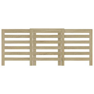 vidaXL Radiator Cover Sonoma Oak 205x21.5x83.5 cm Engineered Wood