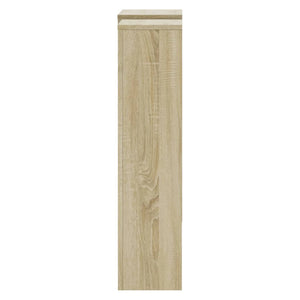 vidaXL Radiator Cover Sonoma Oak 205x21.5x83.5 cm Engineered Wood