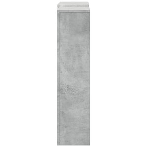 vidaXL Radiator Cover Concrete Grey 205x21.5x83.5 cm Engineered Wood