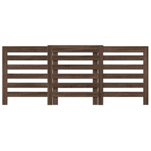 vidaXL Radiator Cover Brown Oak 205x21.5x83.5 cm Engineered Wood