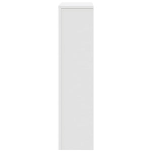 vidaXL Radiator Cover White 78x20x82 cm Engineered Wood