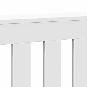 vidaXL Radiator Cover White 78x20x82 cm Engineered Wood