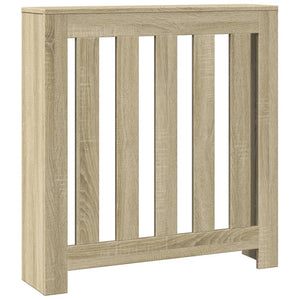 vidaXL Radiator Cover Sonoma Oak 78x20x82 cm Engineered Wood